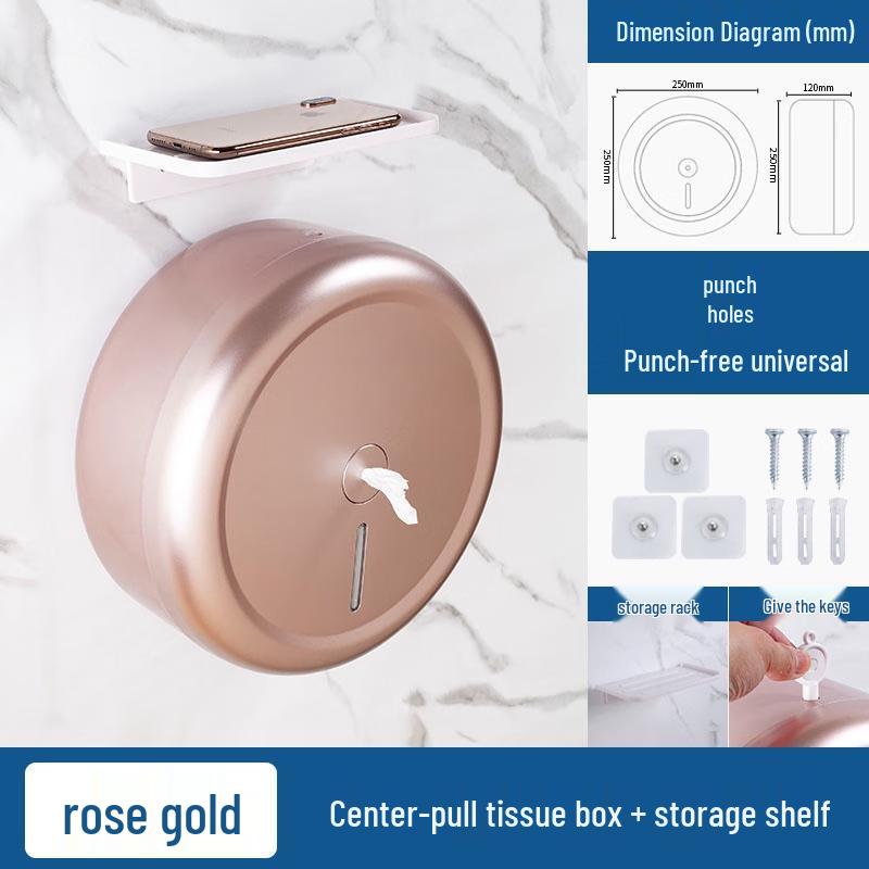 Shixun Wall-Mounted Automatic Paper Dispenser with Phone Holder
Shixun Wall-Mounted Automatic Paper Dispenser with Phone Holder