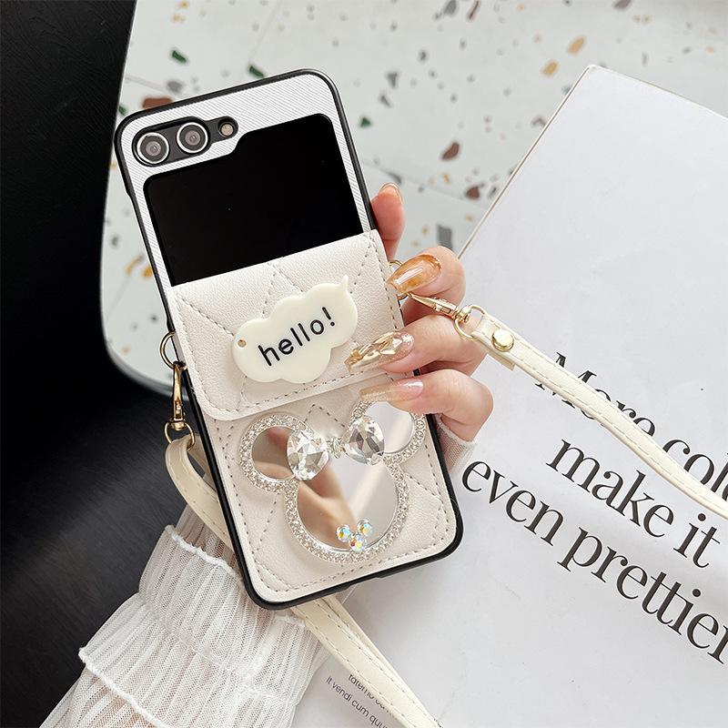 Applicable To Samsung Zflip7 Clamshell Folding Screen Mobile Phone Case Leather Light Luxury Wallet Card Bag Mickey Mouse Mirror samsung zflip3
Applicable To Samsung Zflip7 Clamshell Folding Screen Mobile Phone Case Leather Light Luxury Wallet Card Bag Mickey Mouse Mirror samsung zflip3