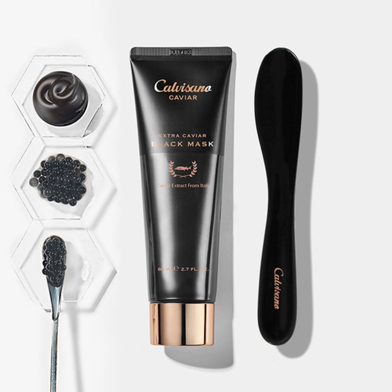 Calvisano Extra Caviar Black Mask + Spatula
Calvisano Extra Caviar Black Mask + Spatula