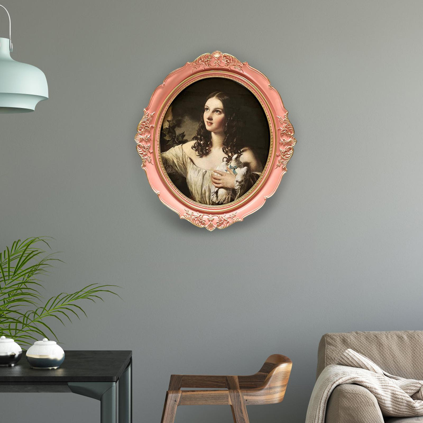 Photo Frame Vintage Resin Embossed Oval for Porch Gallery Art Home Decoration
Photo Frame Vintage Resin Embossed Oval for Porch Gallery Art Home Decoration