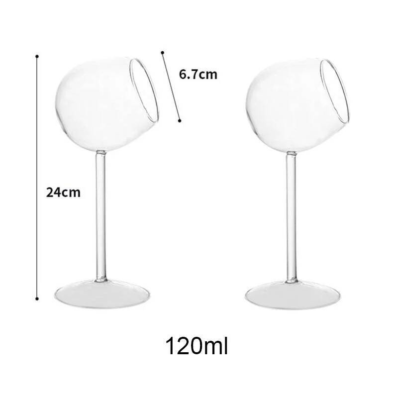 2 Pcs Funny Molecular Gastronomy Cocktail Glass Cup 120ml Clear Oblique Cup Mouth Cocktail Goblet Bar Wedding Party Glassware 100-200ml
2 Pcs Funny Molecular Gastronomy Cocktail Glass Cup 120ml Clear Oblique Cup Mouth Cocktail Goblet Bar Wedding Party Glassware 100-200ml