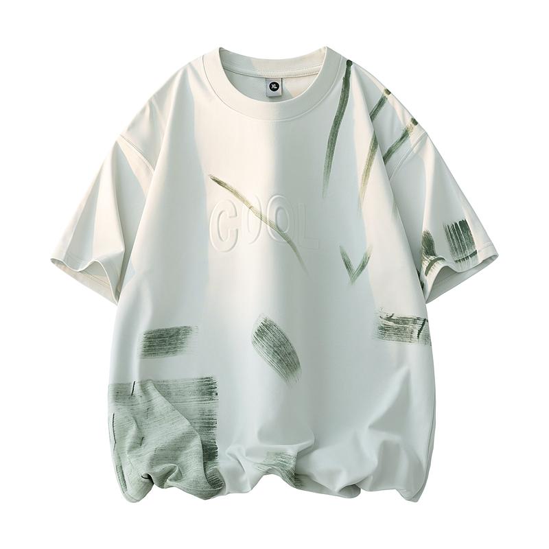 Short-sleeved T-shirt, Loose Trendy Brand Off-shoulder Pure Cotton Short-sleeved T-shirt 4XL зелений
Short-sleeved T-shirt, Loose Trendy Brand Off-shoulder Pure Cotton Short-sleeved T-shirt 4XL зелений