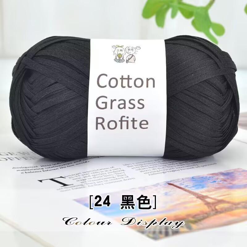 Cotton grass thread raffia handmade DIY wool material bag woven bag hat line direct sales
Cotton grass thread raffia handmade DIY wool material bag woven bag hat line direct sales