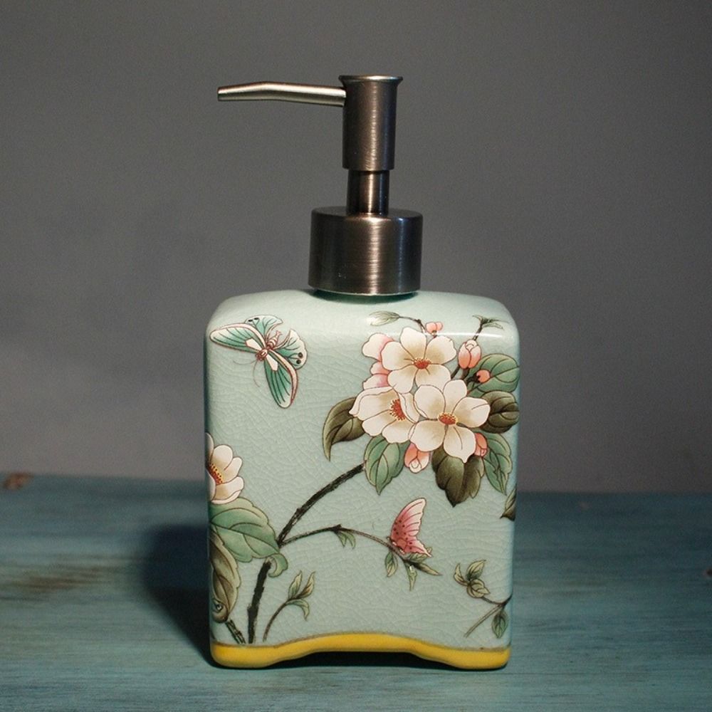 Chinese Style Ceramic Soap Bottle Refillable Lotion Pump Bottles Shampoo Container Essential Oil білий
Chinese Style Ceramic Soap Bottle Refillable Lotion Pump Bottles Shampoo Container Essential Oil білий