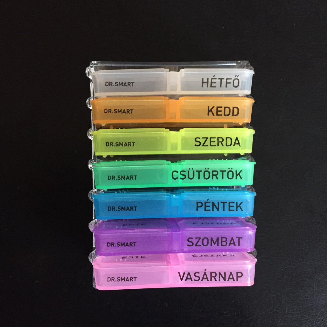 Rainbow Medicine Box: 28-Grid Weekly Organizer with Drawer Compartments for Morning, Noon, and Evening
Rainbow Medicine Box: 28-Grid Weekly Organizer with Drawer Compartments for Morning, Noon, and Evening