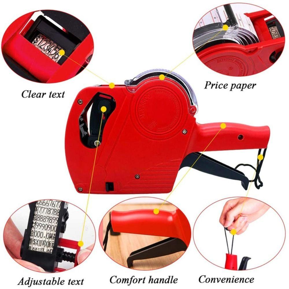 Tag Maker Price Tag Tool MX-5500 Price Label Tool Reusable Coding Machine Retail Stores красный
Tag Maker Price Tag Tool MX-5500 Price Label Tool Reusable Coding Machine Retail Stores красный