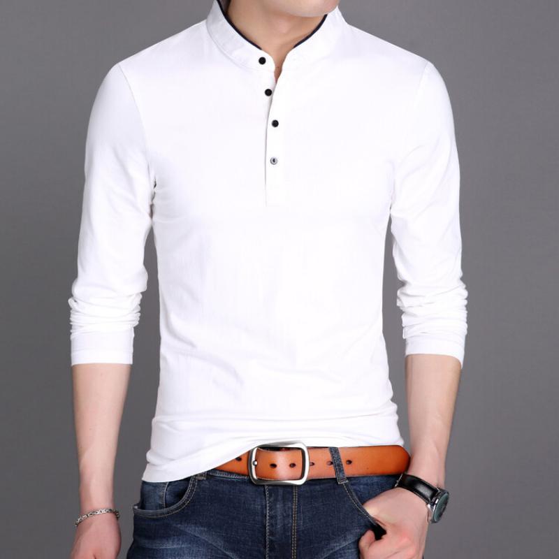 Men Long-Sleeve T-Shirt Cotton Stand-Up Collar Base Shirt Spring And Autumn Solid Color Slim Fit Trendy Man Clothing 4XL білий
Men Long-Sleeve T-Shirt Cotton Stand-Up Collar Base Shirt Spring And Autumn Solid Color Slim Fit Trendy Man Clothing 4XL білий