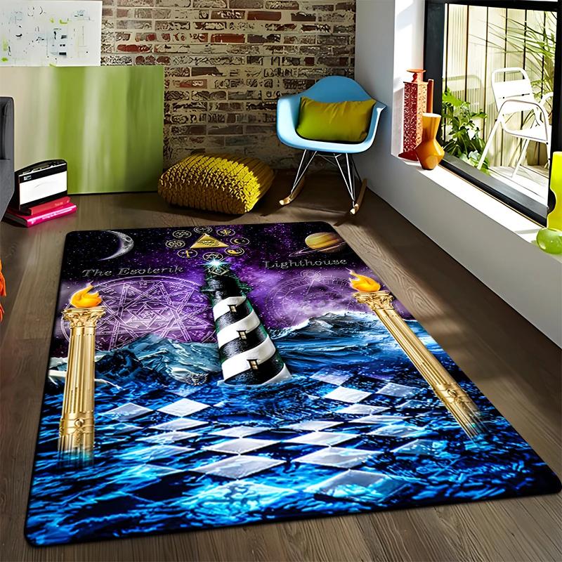 Masonic Illuminati Printed Pattern Carpet Kitchen Floor Mat Living Room Carpets Teen Bedroom Rug Decor Carpet Mat for Children 40x60cm
Masonic Illuminati Printed Pattern Carpet Kitchen Floor Mat Living Room Carpets Teen Bedroom Rug Decor Carpet Mat for Children 40x60cm