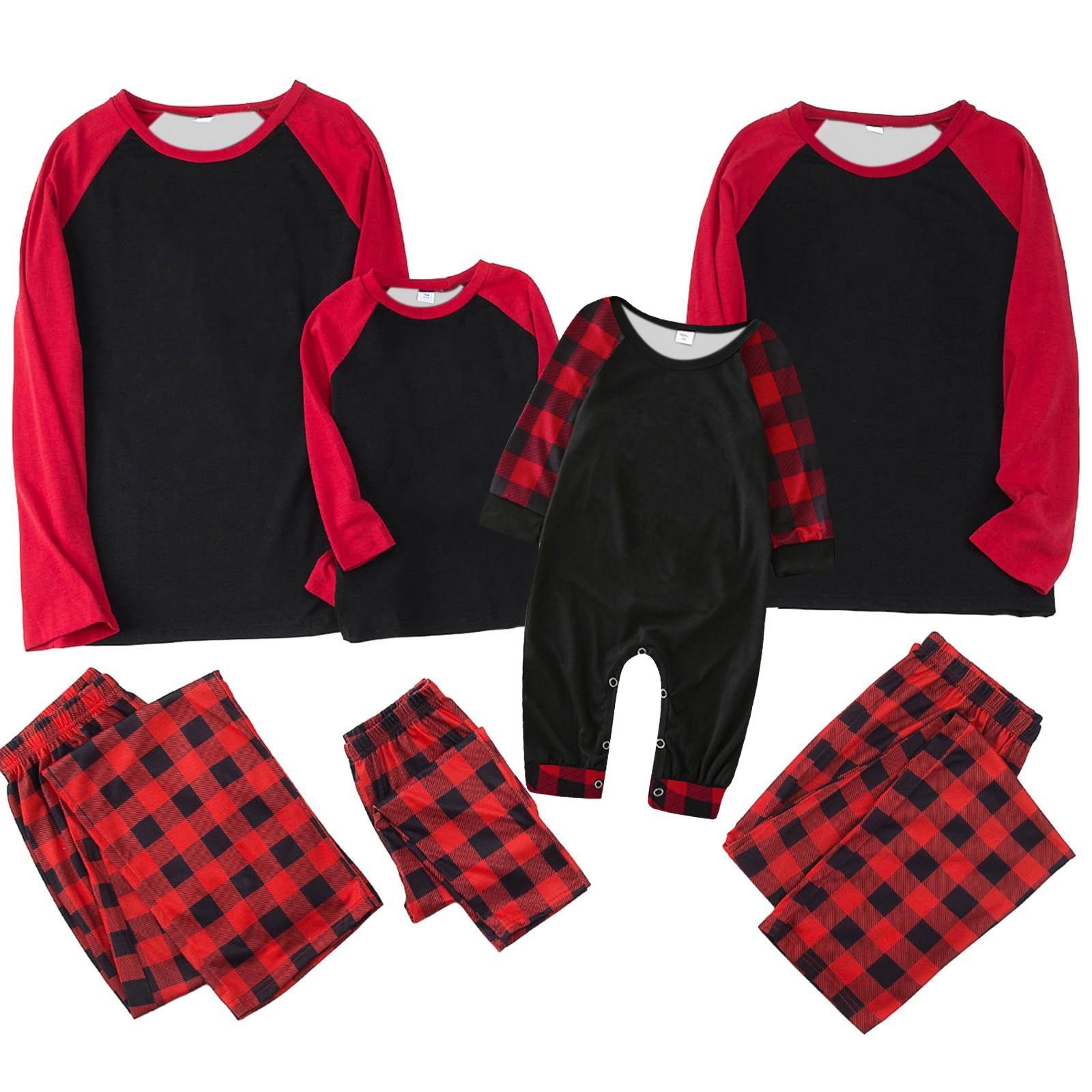 Одинаковые комплекты из топа и брюк с длинными рукавами для всей семьи с индивидуальными принтами Одинаковые комплекты для всей семьи
Одинаковые комплекты из топа и брюк с длинными рукавами для всей семьи с индивидуальными принтами Одинаковые комплекты для всей семьи