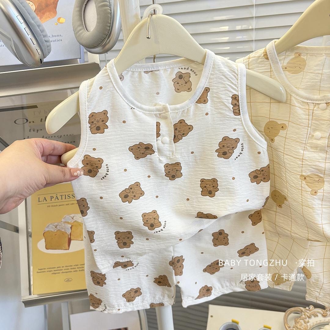 Children s Vests Set - Summer Boys And Girls Shorts And Pajama Set 90cm
Children s Vests Set - Summer Boys And Girls Shorts And Pajama Set 90cm