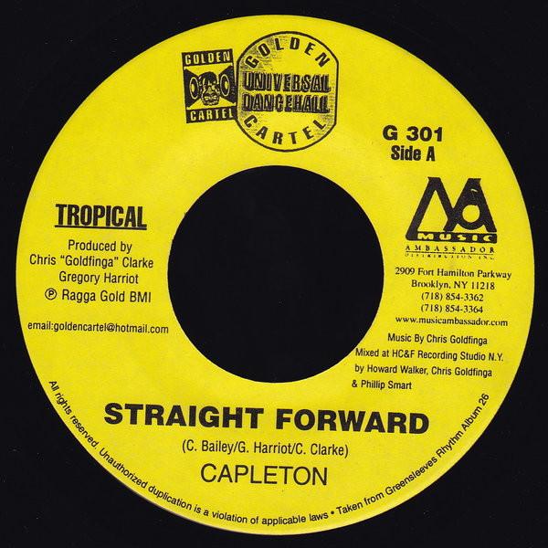 7inch Record CAPLETON Straight Forward NONE Golden Cartel R 2002 Jamaica Reggae Ska Dub Used
7inch Record CAPLETON Straight Forward NONE Golden Cartel R 2002 Jamaica Reggae Ska Dub Used