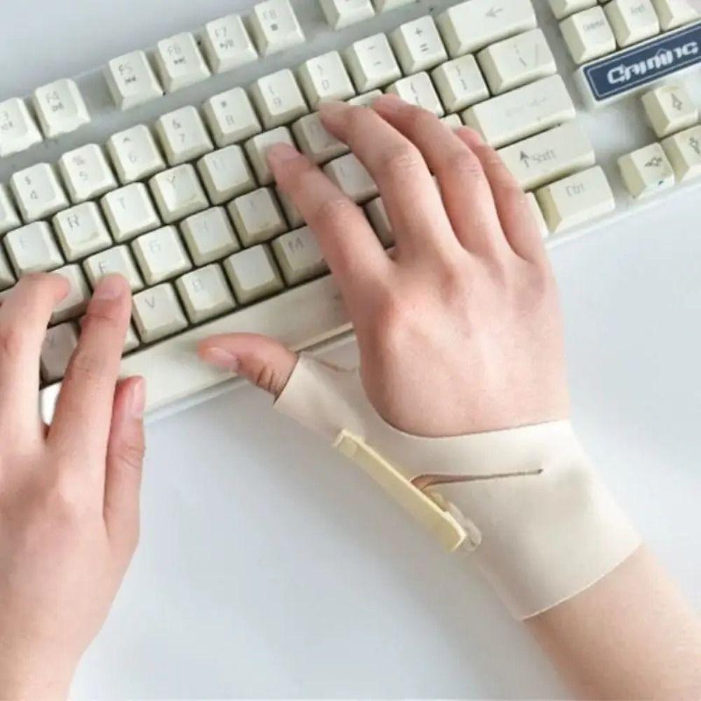 Lightweight Wrist Protectors Band Tendinitis Elastic Wrist Guard Thumb Wrist Brace Home S-Beige Right
Lightweight Wrist Protectors Band Tendinitis Elastic Wrist Guard Thumb Wrist Brace Home S-Beige Right