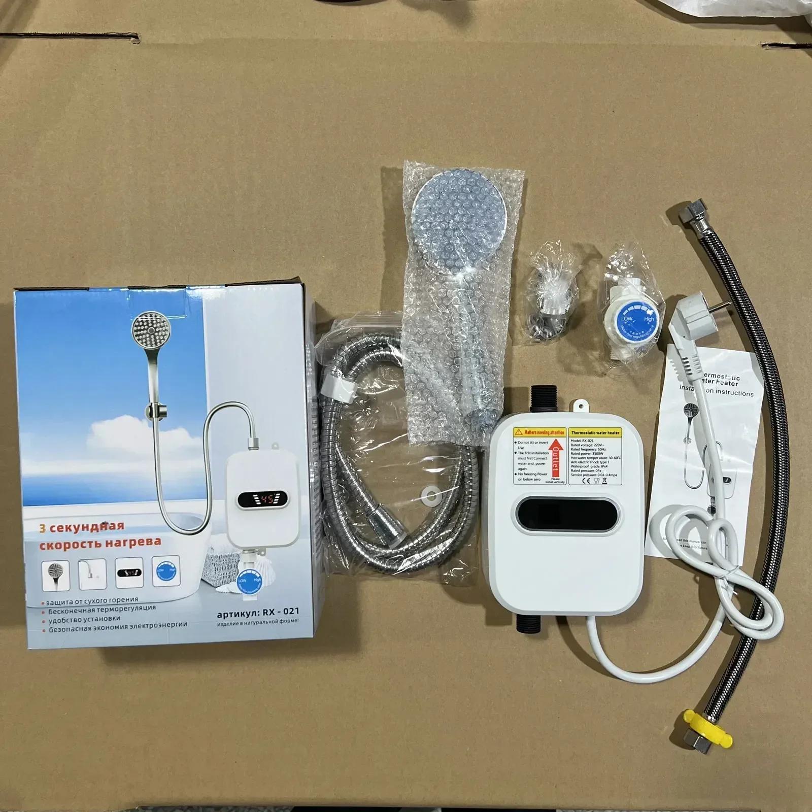 Проточный водонагреватель для душа, ванной комнаты, смеситель для душа, вилка ЕС, водонагреватель 3500 Вт, цифровой дисплей для загородного дома, коттеджа, отеля JP белый
Проточный водонагреватель для душа, ванной комнаты, смеситель для душа, вилка ЕС, водонагреватель 3500 Вт, цифровой дисплей для загородного дома, коттеджа, отеля JP белый