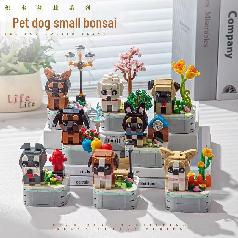 Creative DIY Bonsai Dog Building Blocks - Cute Desktop Ornament & Children s Gift Assembly
Creative DIY Bonsai Dog Building Blocks - Cute Desktop Ornament & Children s Gift Assembly