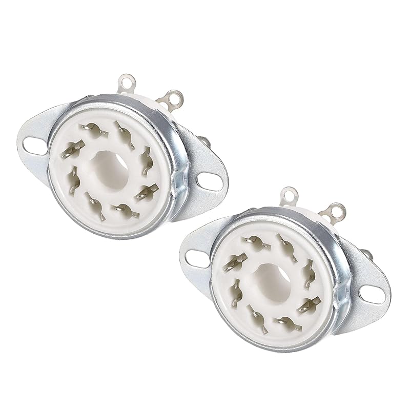 uxcell 8 pin tube socket ceramic tube socket Vacuum tube socket tin plated plate KT88 Compatible with 6SL7 tubes 2 pieces
uxcell 8 pin tube socket ceramic tube socket Vacuum tube socket tin plated plate KT88 Compatible with 6SL7 tubes 2 pieces