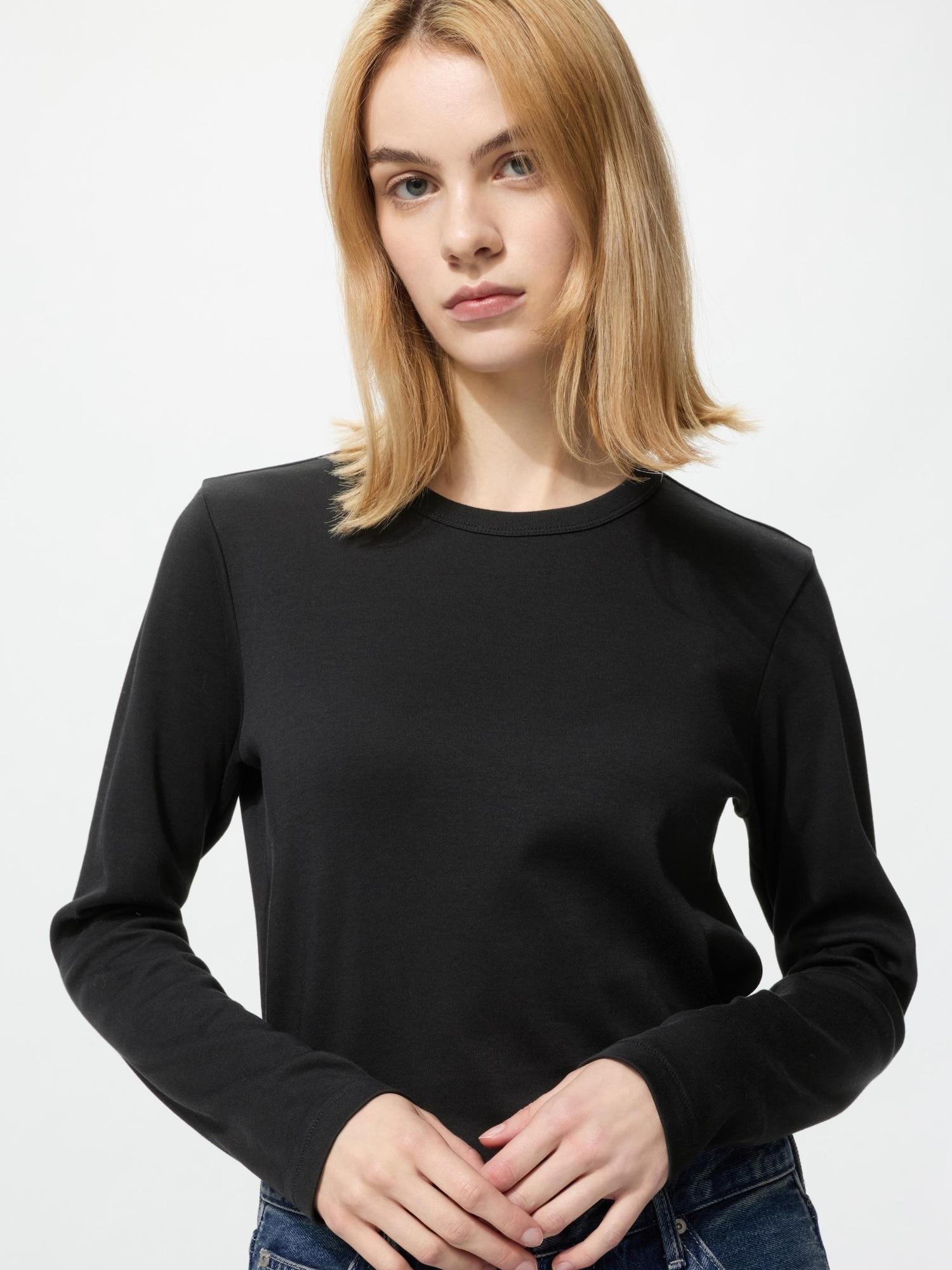 Uniqlo Хлопковая футболка с круглым вырезом и длинным рукавом SmooTh STreTch 09 BLACK/M
Uniqlo Хлопковая футболка с круглым вырезом и длинным рукавом SmooTh STreTch 09 BLACK/M