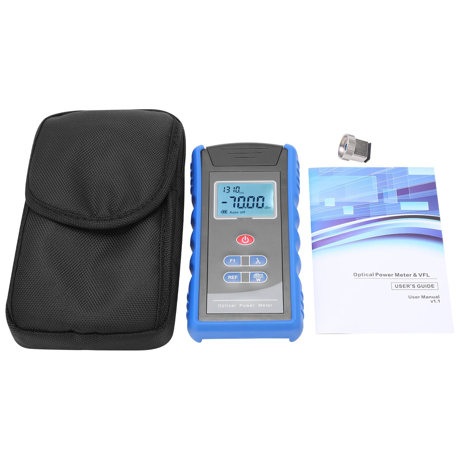TL550A Optical Power Meter High Accuracy Handheld Fiber Optical Cable Tester with LCD Display
TL550A Optical Power Meter High Accuracy Handheld Fiber Optical Cable Tester with LCD Display