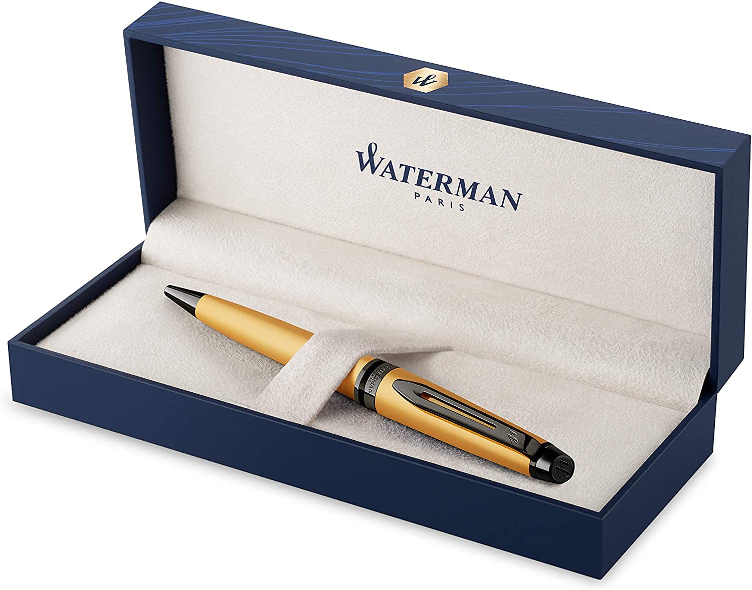 Шариковая ручка Waterman Expert Metallic Gold RT Fine Point в подарочной коробке, оригинальный импортный продукт 2119291Z на масляной основе
Шариковая ручка Waterman Expert Metallic Gold RT Fine Point в подарочной коробке, оригинальный импортный продукт 2119291Z на масляной основе