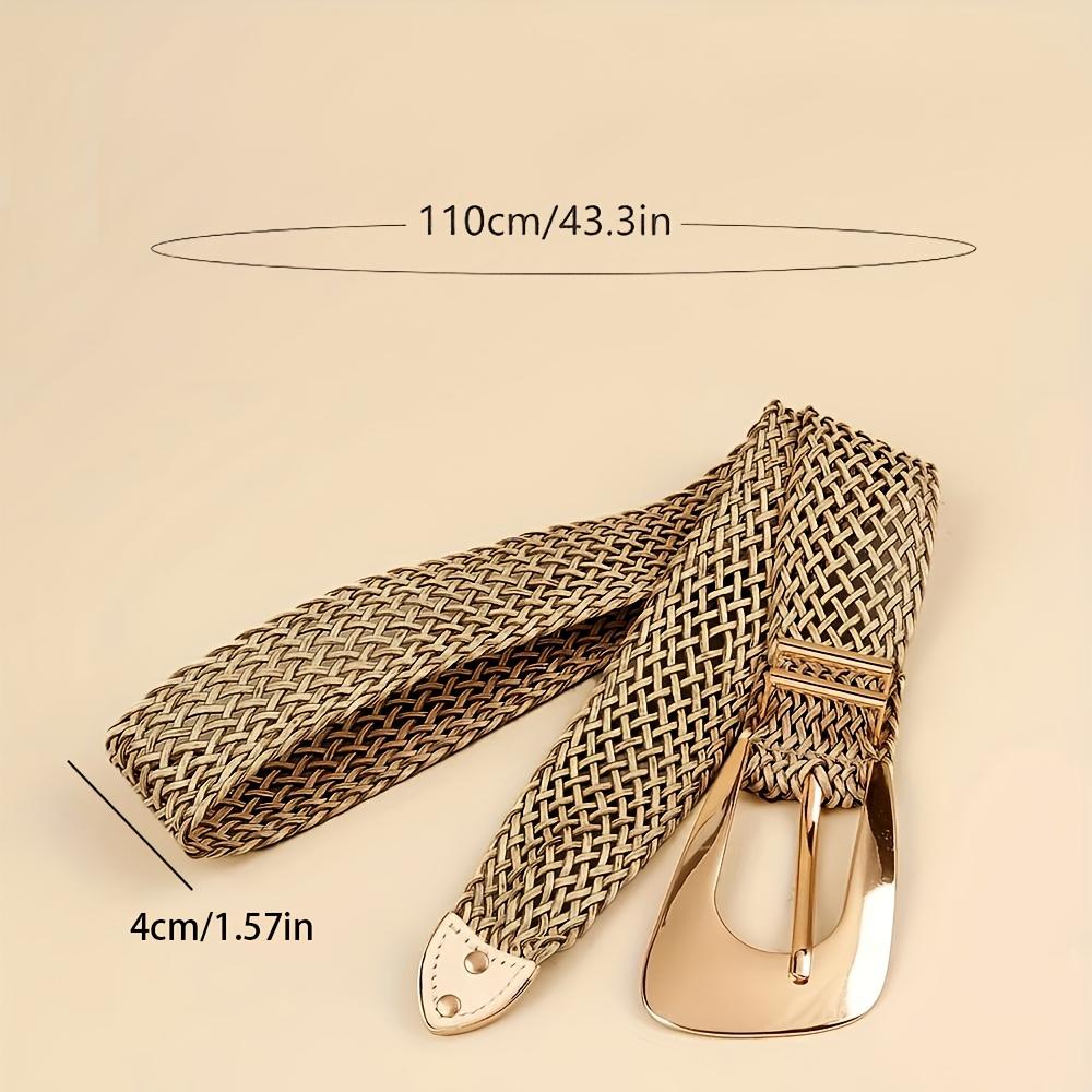 Элегантный женский пояс ручной работы золотого цвета со стильной металлической пряжкой неправильной формы верблюд
Элегантный женский пояс ручной работы золотого цвета со стильной металлической пряжкой неправильной формы верблюд