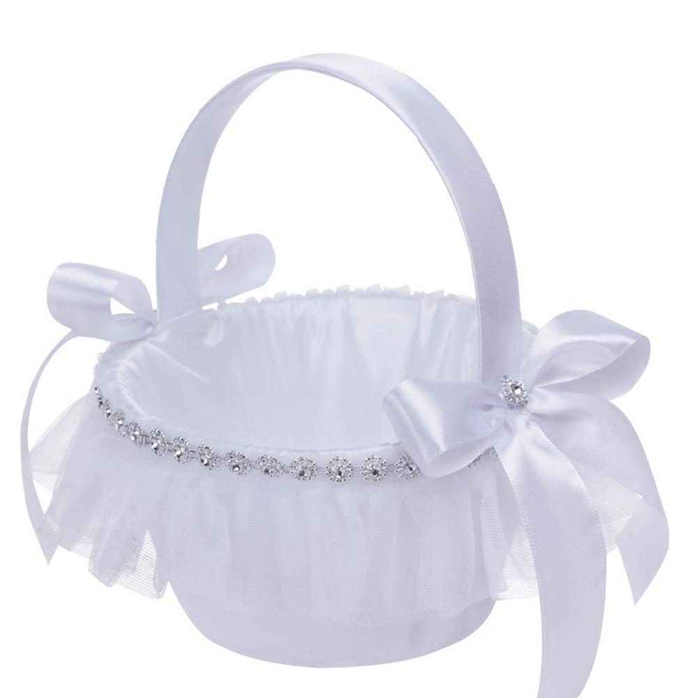 Portable Mini Wedding Flower Baskets With Bow Flower Girl Basket With Handle For Romantic Wedding Party 5772#
Portable Mini Wedding Flower Baskets With Bow Flower Girl Basket With Handle For Romantic Wedding Party 5772#