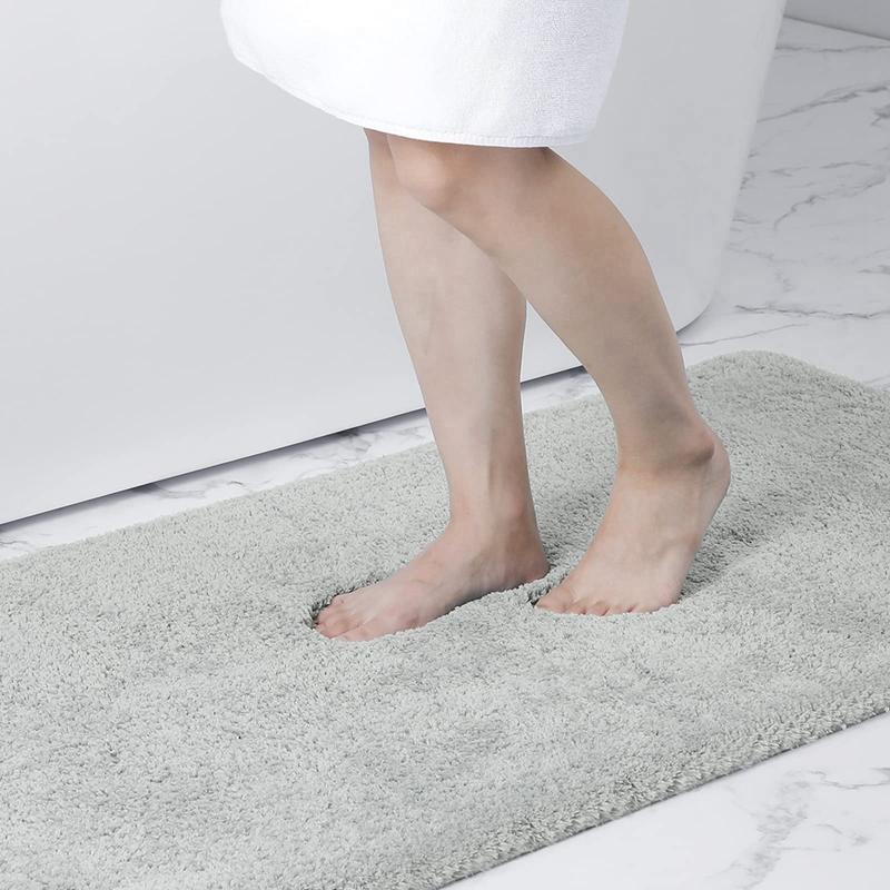 Olanly Luxury Bathroom Bath Mat Absorbent Shower Mat Non-Slip Thick Kitchen Floor Rug Soft Fluffy Living Room Decor Plush Carpet 40*60CM світло-сірий колір
Olanly Luxury Bathroom Bath Mat Absorbent Shower Mat Non-Slip Thick Kitchen Floor Rug Soft Fluffy Living Room Decor Plush Carpet 40*60CM світло-сірий колір