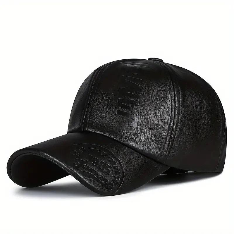 PU Leather Embossed Baseball Cap Unisex Waterproof Casual Sun Hat Adjustable Dad Hats For Women Men Adjustable чорний
PU Leather Embossed Baseball Cap Unisex Waterproof Casual Sun Hat Adjustable Dad Hats For Women Men Adjustable чорний