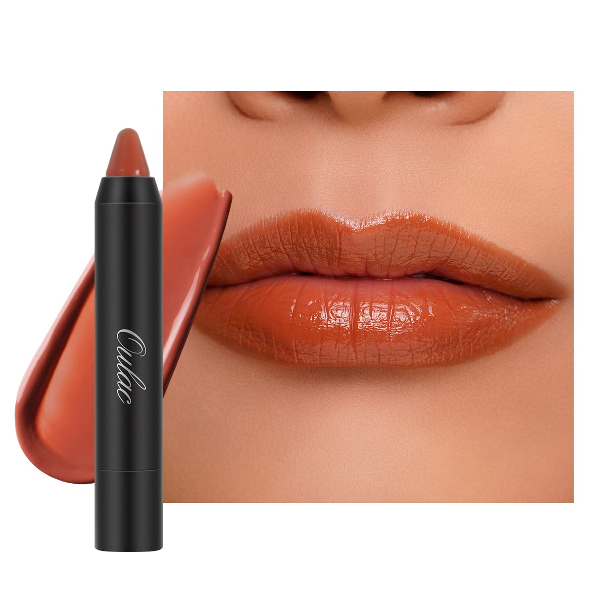 Oulac Orange Lipstick - Moisturising Lipstick Tinted Lip Balm for Dry Lips, Rust Red Lip Crayon & Blush - Lip Colour and Cheeks Makeup | 2.48g, P
Oulac Orange Lipstick - Moisturising Lipstick Tinted Lip Balm for Dry Lips, Rust Red Lip Crayon & Blush - Lip Colour and Cheeks Makeup | 2.48g, P