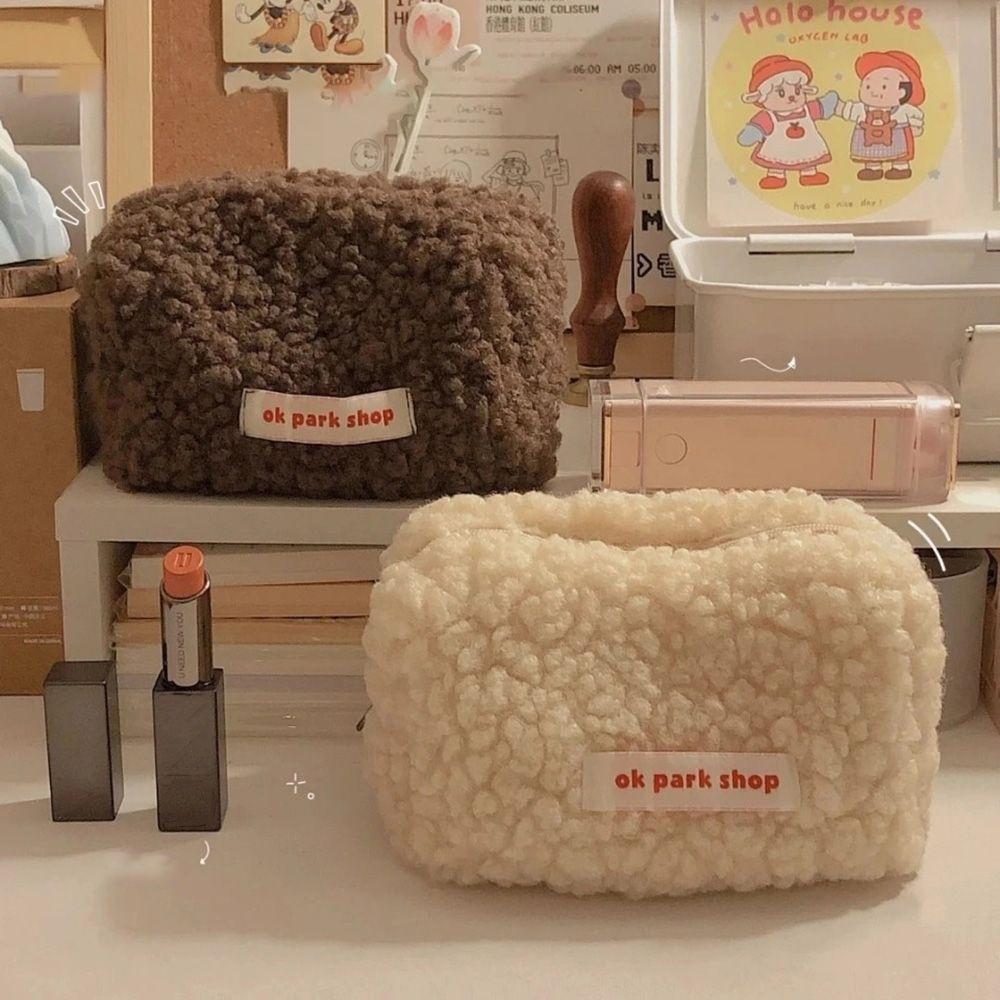 Capacity Soft Storage Box Stationery Bag Plush Pencil Case Make Up Organizer Lambswool Cosmetic Bag
Capacity Soft Storage Box Stationery Bag Plush Pencil Case Make Up Organizer Lambswool Cosmetic Bag