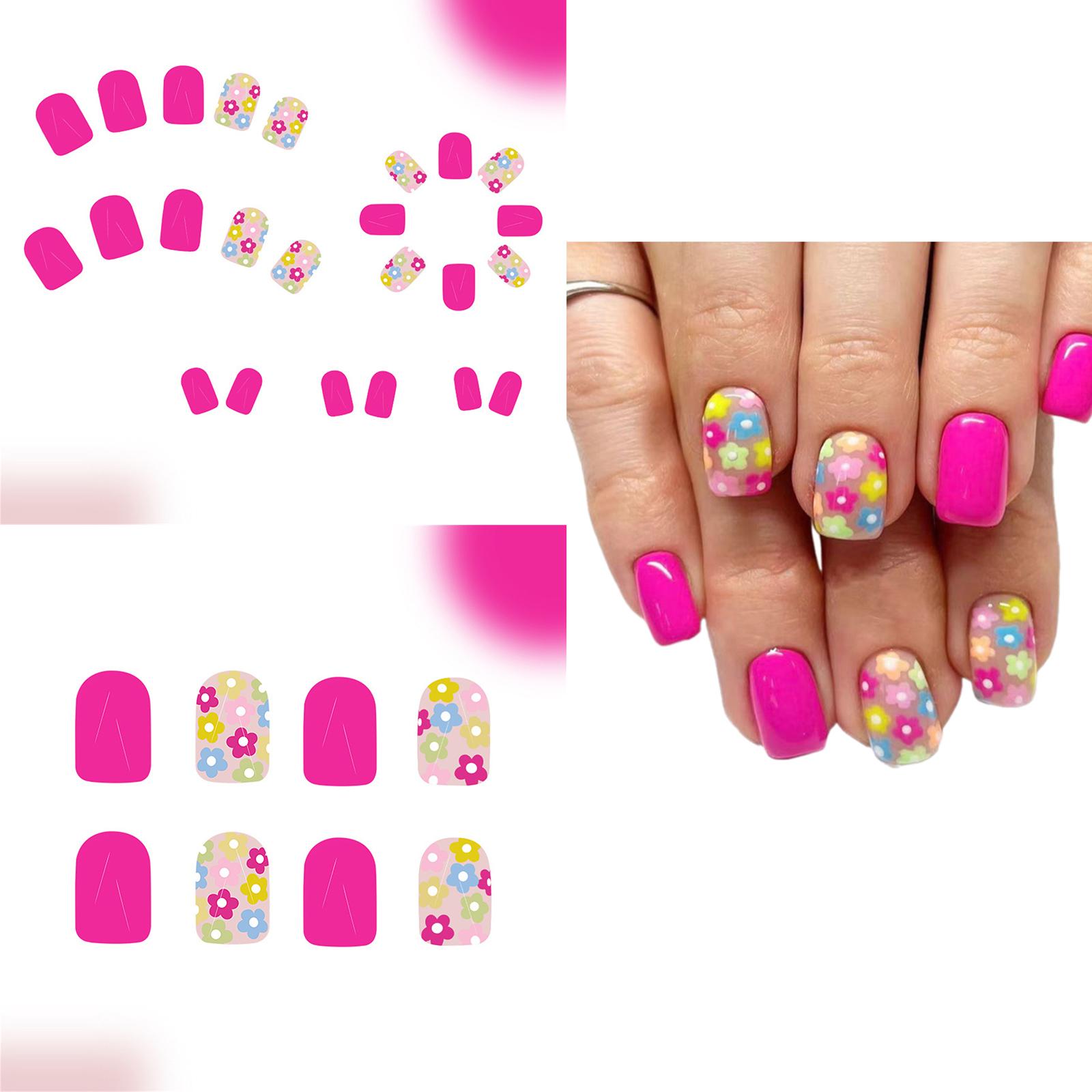 24 Pcs Short Square False Nail Solid Color Artificial Nail Colorful Flowers Stick On Nail Glossy Press On Nail
24 Pcs Short Square False Nail Solid Color Artificial Nail Colorful Flowers Stick On Nail Glossy Press On Nail
