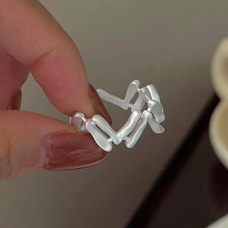 925 Sterling Silver Rings for Women Couple Minimalist Handmade Wave Line Sparckling Ring Fine Jewelry Gift Prevent Allergy resizable
925 Sterling Silver Rings for Women Couple Minimalist Handmade Wave Line Sparckling Ring Fine Jewelry Gift Prevent Allergy resizable