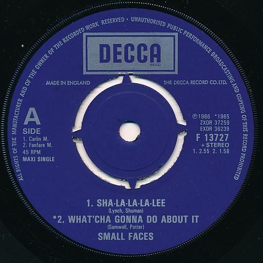 Пластинка 7 дюймов SMALL FACES ShaLaLaLaLee Whatcha Gonna D F13727 Decca 1977 Великобритания Рок Б/у
Пластинка 7 дюймов SMALL FACES ShaLaLaLaLee Whatcha Gonna D F13727 Decca 1977 Великобритания Рок Б/у