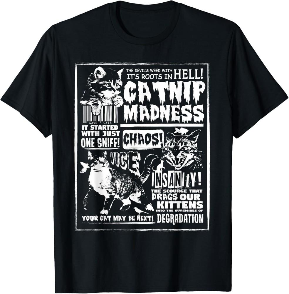 Cute Kitten Catnip Madness Cat Lover Gift Idea T-Shirt Tops Tee S-4XL L
Cute Kitten Catnip Madness Cat Lover Gift Idea T-Shirt Tops Tee S-4XL L