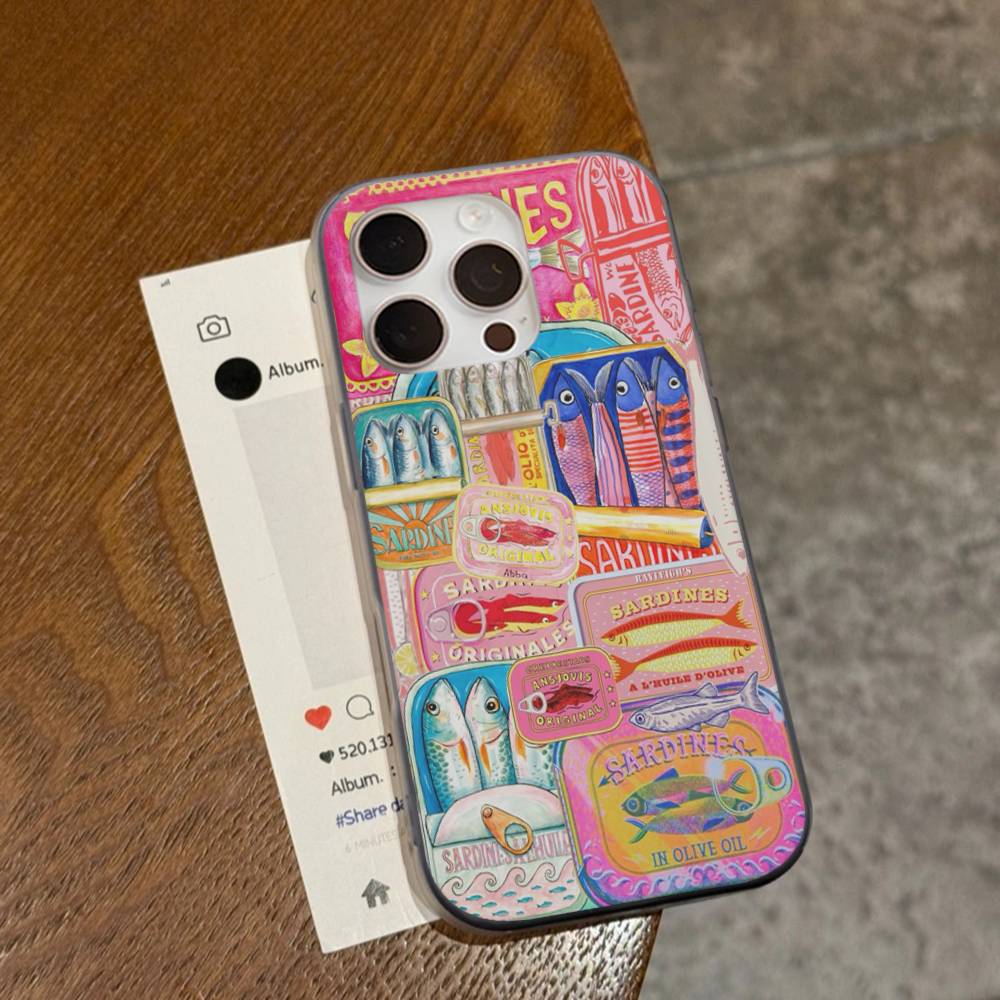 Sardines Fish For Phone 17 16 15 14 13 12 11 Pro Max Plus Pro Air Phone Case Corrugated Stripe Back Cover iPhone 14 pro
Sardines Fish For Phone 17 16 15 14 13 12 11 Pro Max Plus Pro Air Phone Case Corrugated Stripe Back Cover iPhone 14 pro
