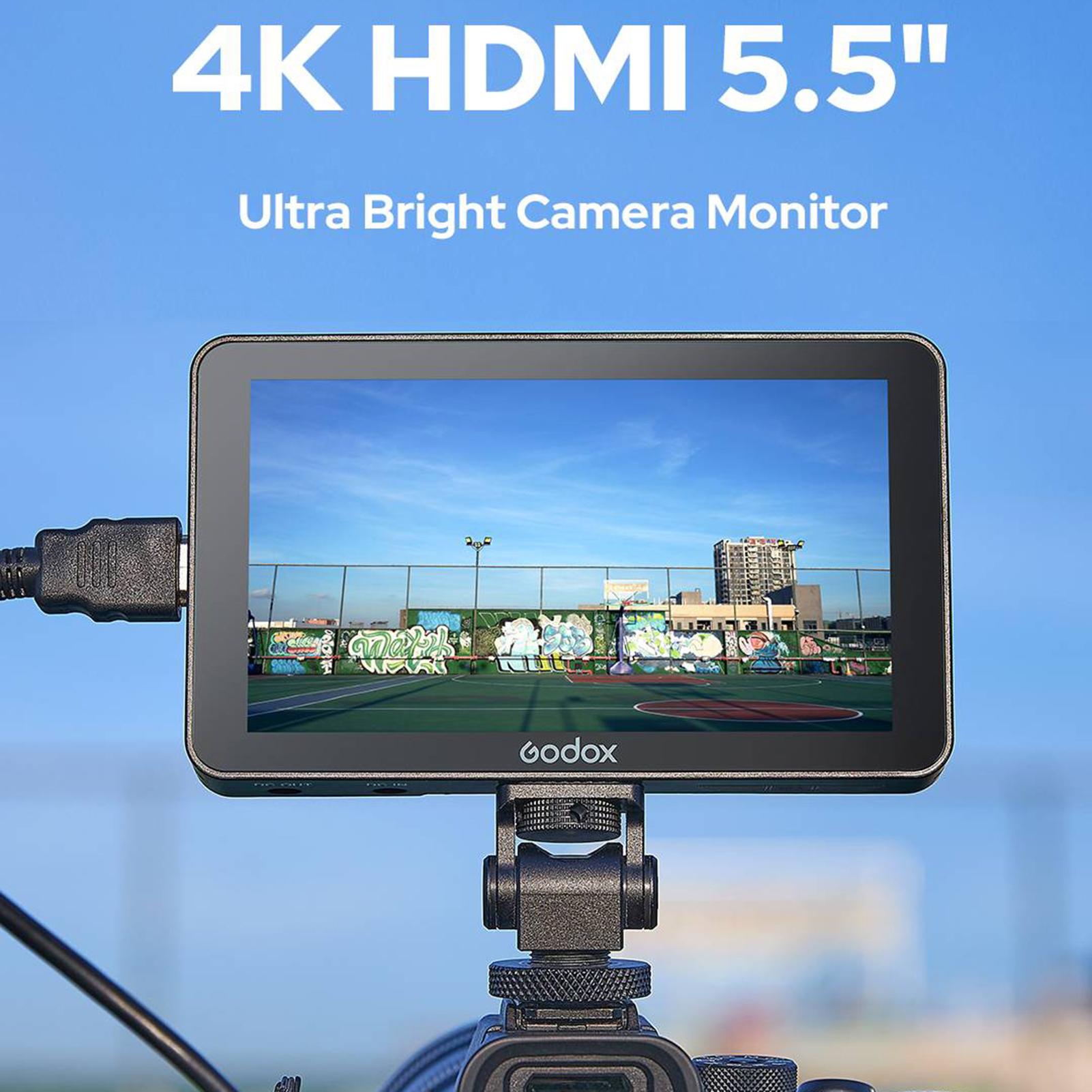 Godox GM6S 5,5-дюймовый монитор с камерой 4K, 1200 нит, сверхяркий видеомонитор для зеркальной камеры 1920 *
Godox GM6S 5,5-дюймовый монитор с камерой 4K, 1200 нит, сверхяркий видеомонитор для зеркальной камеры 1920 *