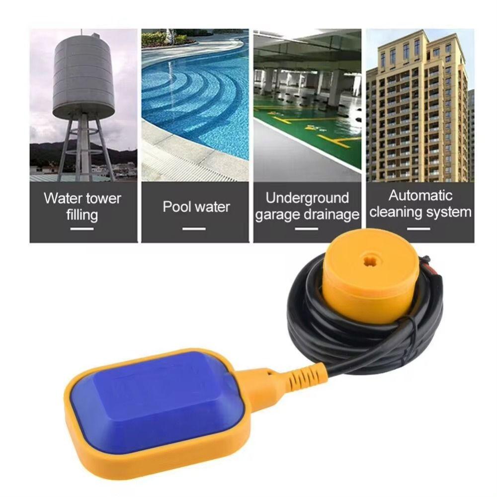 Durable Float Switch High Sensitivity Automatic Water Pump Controller Water Float Valve cable length 3m
Durable Float Switch High Sensitivity Automatic Water Pump Controller Water Float Valve cable length 3m