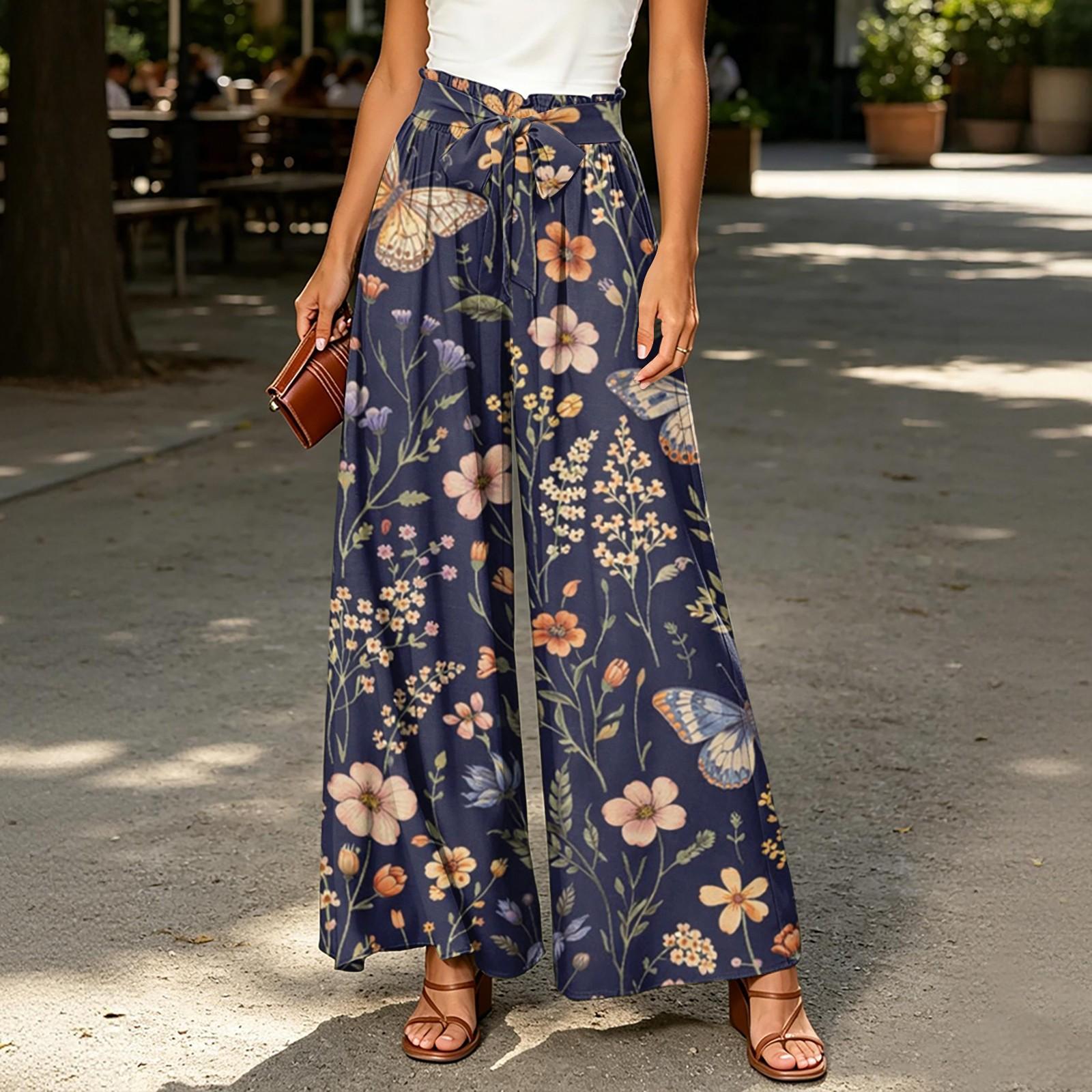 Women’s High Waist Floral Print Wide Leg Casual Pants with Elastic Waistband and Side Pockets for Everyday Wear XXL
Women’s High Waist Floral Print Wide Leg Casual Pants with Elastic Waistband and Side Pockets for Everyday Wear XXL