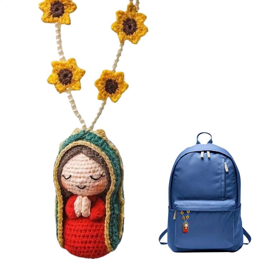 Rear View Mirror Accessories Virgin Mary Cotton Yarn Bag Charm Mary Car Ornaments With Flower Bead Decor For Truck SUV RV Sedan
Rear View Mirror Accessories Virgin Mary Cotton Yarn Bag Charm Mary Car Ornaments With Flower Bead Decor For Truck SUV RV Sedan