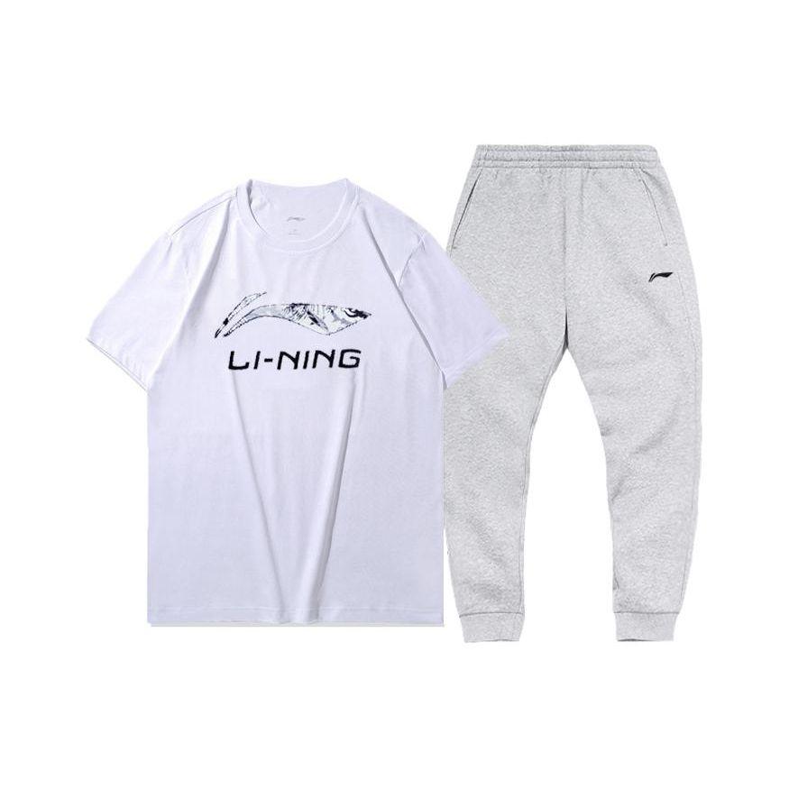 Li Ning напечатанный буквенный круглый вырез свитер с коротким рукавом футболка и средней талии прямые штаны с манжетами спортивный комплект мужской комплект ATST633-2+AKLS473-3 XXL
Li Ning напечатанный буквенный круглый вырез свитер с коротким рукавом футболка и средней талии прямые штаны с манжетами спортивный комплект мужской комплект ATST633-2+AKLS473-3 XXL