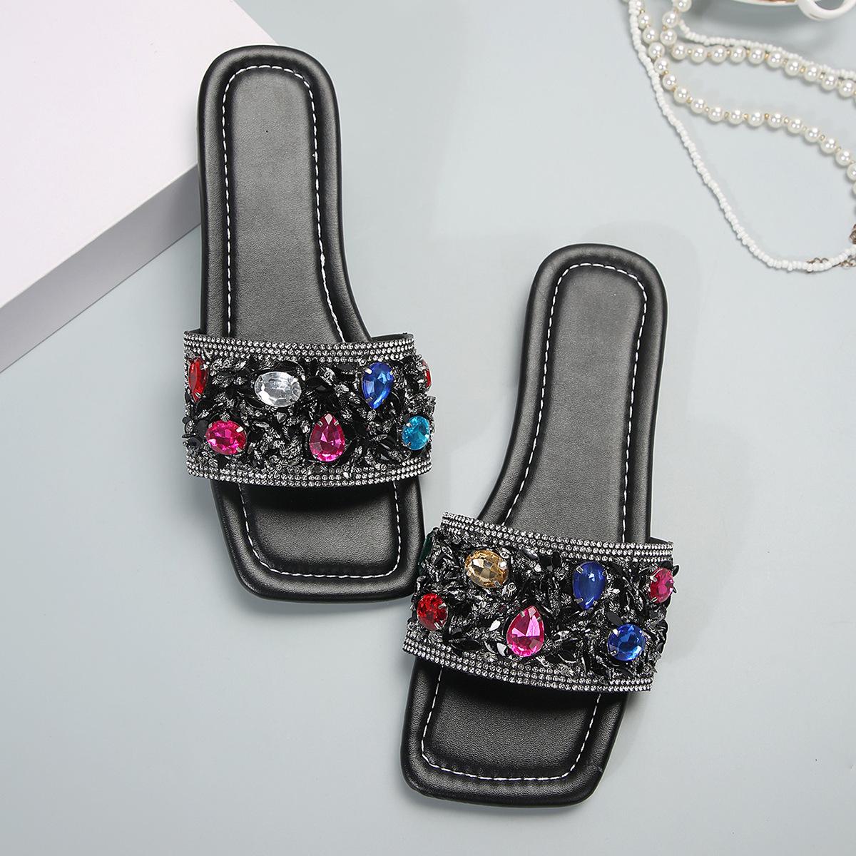 Серебряные блестящие тапочки женские летние на грубых каблуках цветные модные босоножки со стразами на плоской подошве женские туфли размер 43 43
Серебряные блестящие тапочки женские летние на грубых каблуках цветные модные босоножки со стразами на плоской подошве женские туфли размер 43 43