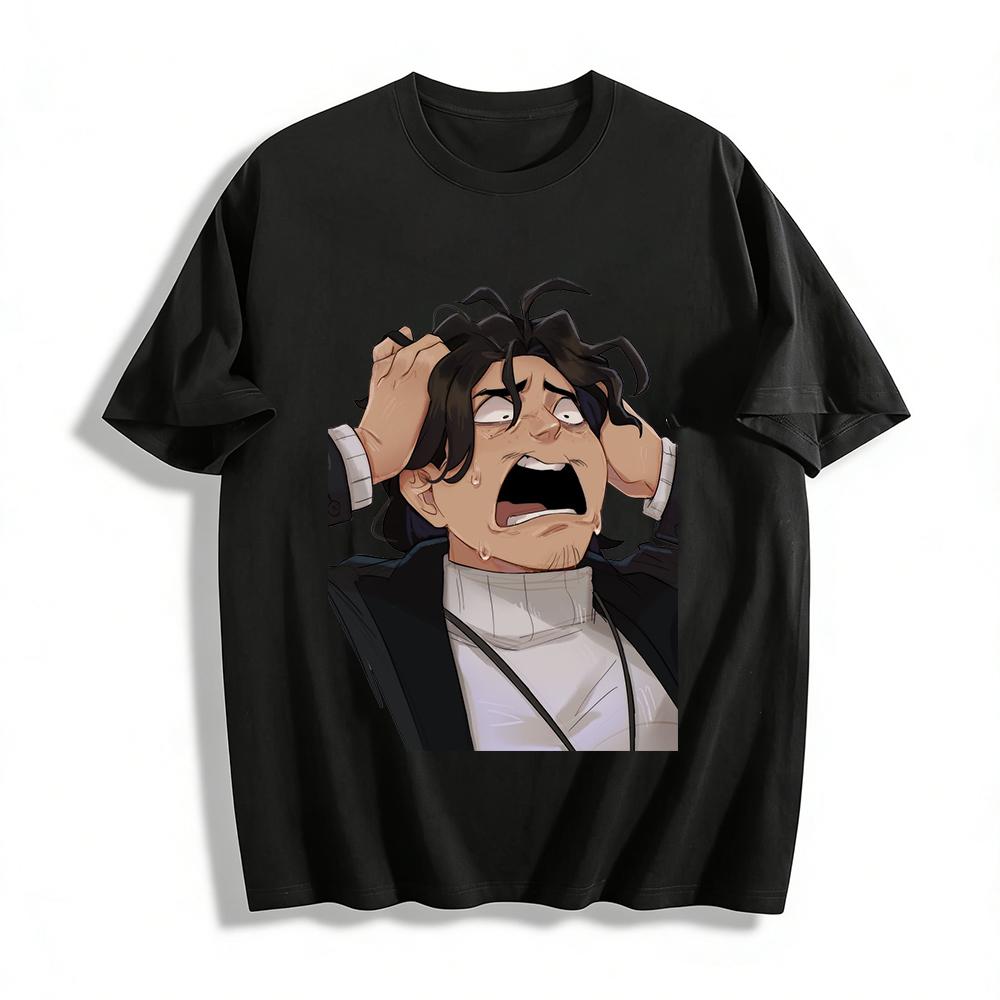 Men Women Funny Pulling Hair Crazy Expression Print T-shirt Loose Casual Daily Top Pure cotton T-shirt XXS
Men Women Funny Pulling Hair Crazy Expression Print T-shirt Loose Casual Daily Top Pure cotton T-shirt XXS