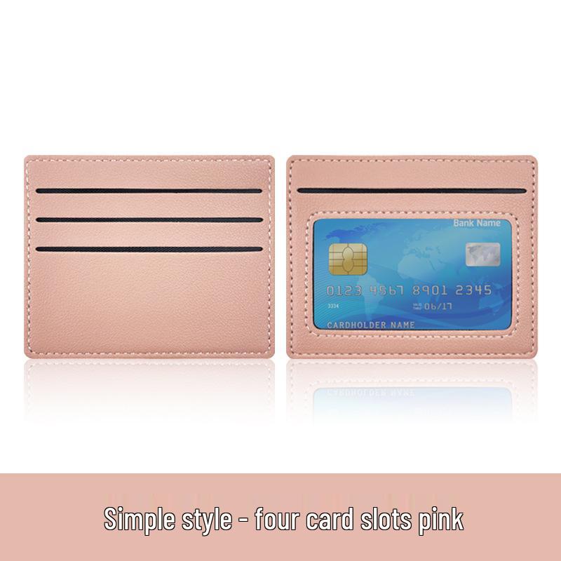 Женский тонкий держатель для карт из ПУ кожи с 4 отделениями
Женский тонкий держатель для карт из ПУ кожи с 4 отделениями