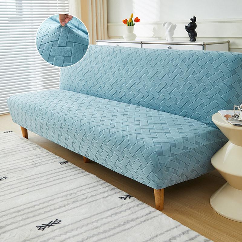 S/M/L Stretch Futon Slipcover Armless Futon Bed Cover Furniture Protector Without Armrests with Elastic Bottom Jacquard Fabric S 120-155cm
S/M/L Stretch Futon Slipcover Armless Futon Bed Cover Furniture Protector Without Armrests with Elastic Bottom Jacquard Fabric S 120-155cm