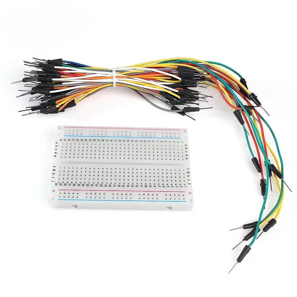 MB-102 Prototype Breadboard 400 830 Points Solderless PCB Bread Board Jumper Wire Cable Board DIY Dupont Wire for Arduino Kit
MB-102 Prototype Breadboard 400 830 Points Solderless PCB Bread Board Jumper Wire Cable Board DIY Dupont Wire for Arduino Kit