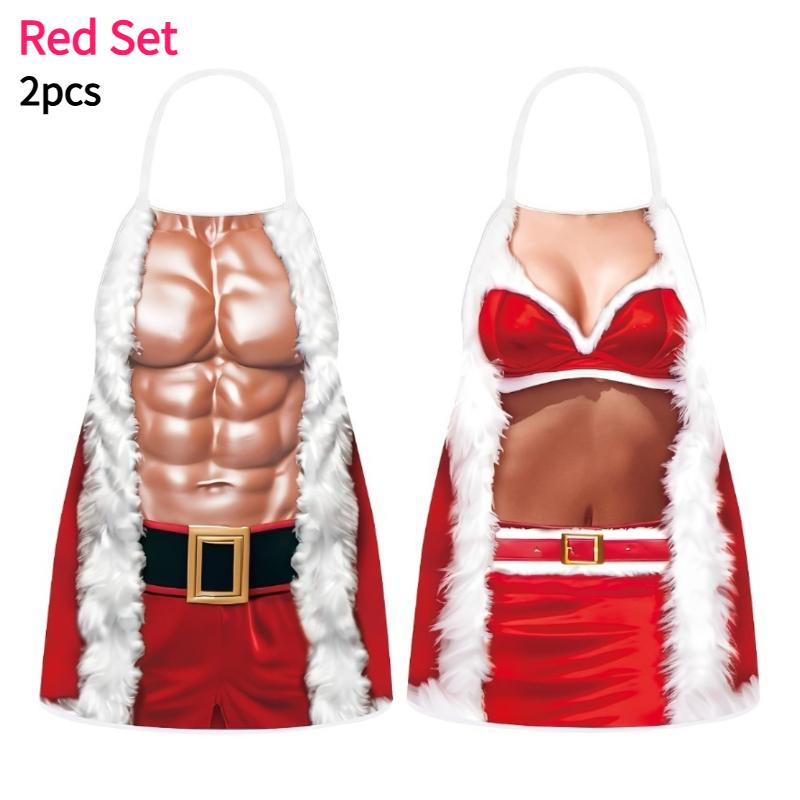 2pcs Christmas Couples Aprons 52x72cm Durable Polyester Waterproof and Stain-Resistant Kitchen Utensils Party Xmas Decoration красный
2pcs Christmas Couples Aprons 52x72cm Durable Polyester Waterproof and Stain-Resistant Kitchen Utensils Party Xmas Decoration красный