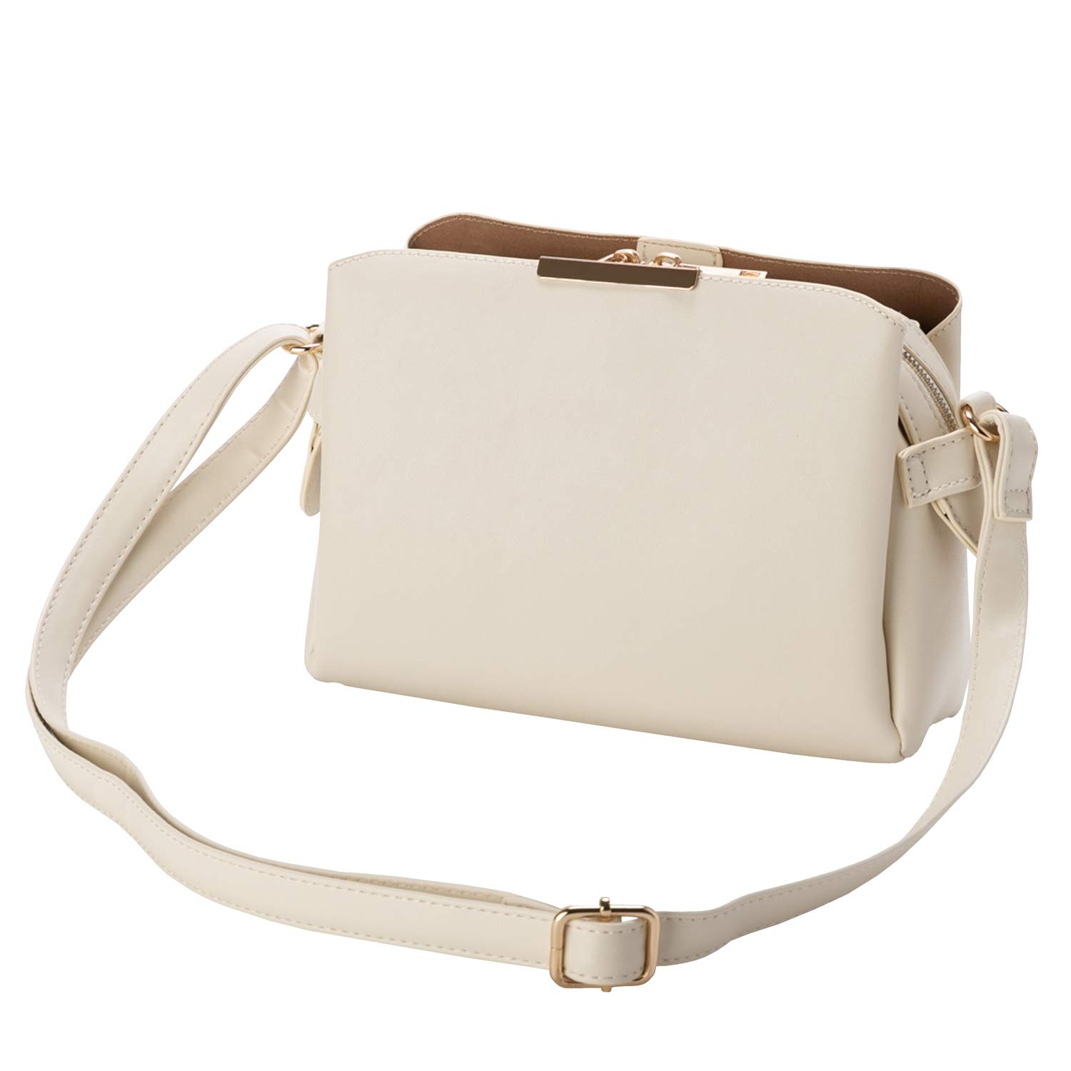 Crossmarberry Mini Shoulder Bag with Multiple Storage Perfect for Office and Going for Women and Ivory Zipper, Pockets, Casual, Simple, Stylish, Cute,
Crossmarberry Mini Shoulder Bag with Multiple Storage Perfect for Office and Going for Women and Ivory Zipper, Pockets, Casual, Simple, Stylish, Cute,