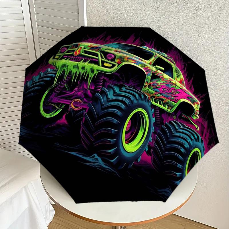 1pc Monster Truck Neon Artwork Umbrella with Plastic Handle,Suitable for All Seasons Home Travel Outdoor UmbrellaDD628
1pc Monster Truck Neon Artwork Umbrella with Plastic Handle,Suitable for All Seasons Home Travel Outdoor UmbrellaDD628