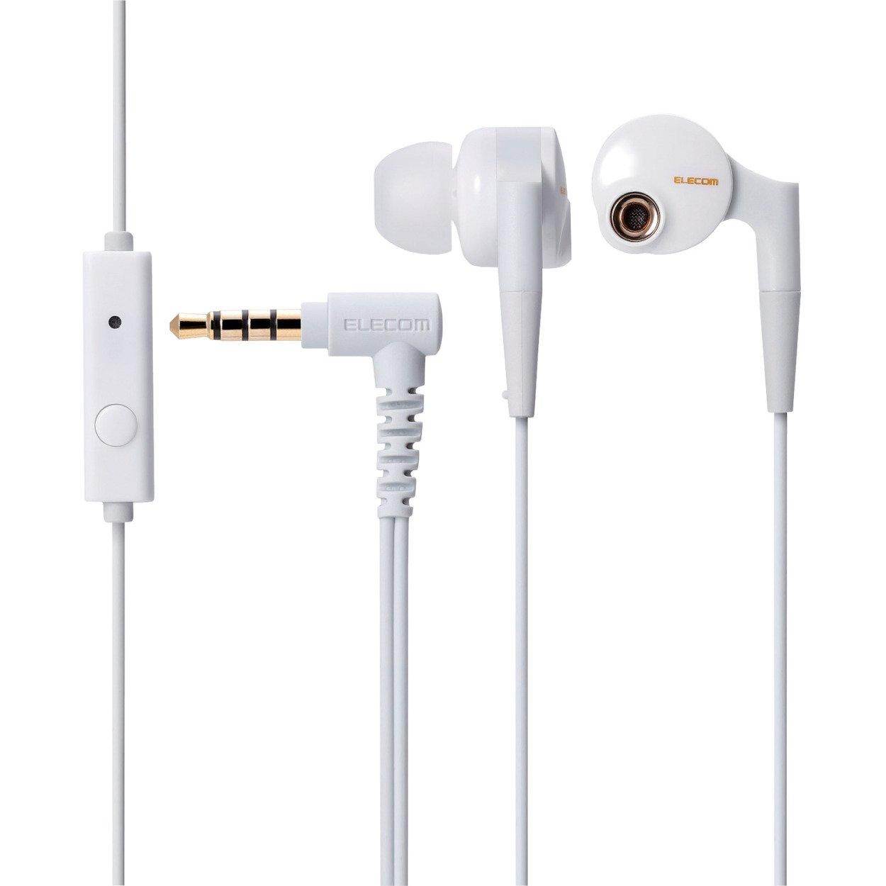 ELECOM EHP-GB1000MWH High-Resolution Stereo Earphones, In-Ear, 12mm Driver, with Mic, Deep Bass, GrandBass, White
ELECOM EHP-GB1000MWH High-Resolution Stereo Earphones, In-Ear, 12mm Driver, with Mic, Deep Bass, GrandBass, White