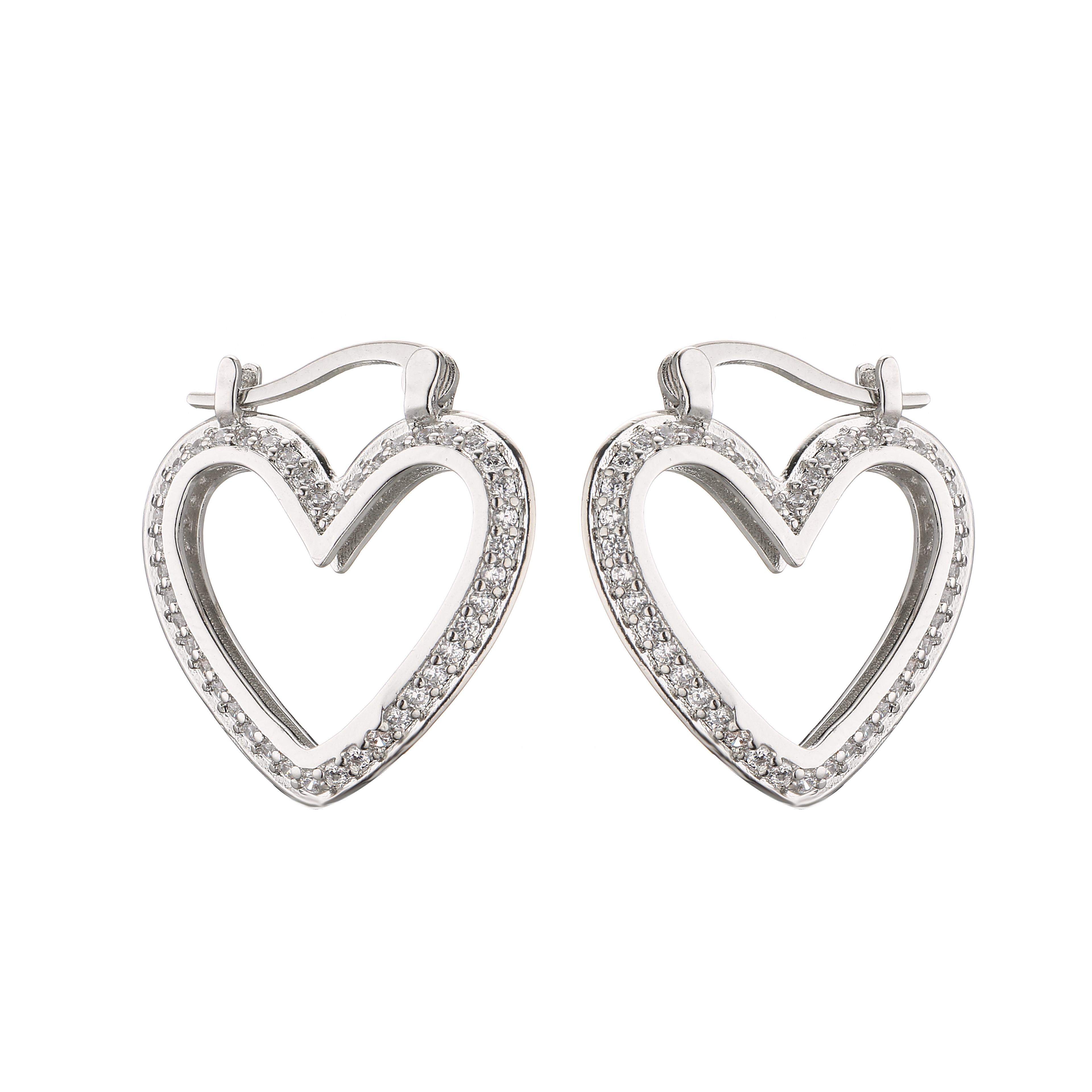 HECEHNG,1 Pair,New Geometric Hoop Earrings, For Women CZ Cooper Zircon,Heart Shape Sweet Accessrioes
HECEHNG,1 Pair,New Geometric Hoop Earrings, For Women CZ Cooper Zircon,Heart Shape Sweet Accessrioes