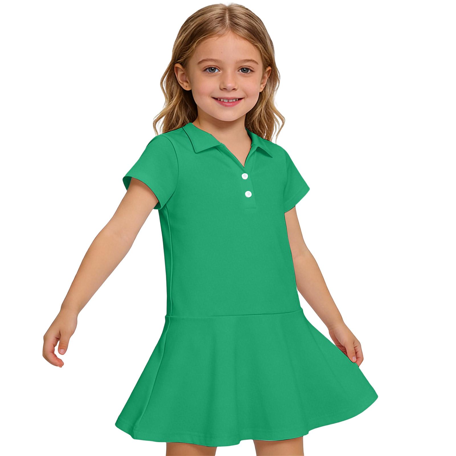 Kids Dress - Short Sleeve Pocket Color Frock Kids Collared Dress - Short Sleeve Pocket Frock 140 зелёный
Kids Dress - Short Sleeve Pocket Color Frock Kids Collared Dress - Short Sleeve Pocket Frock 140 зелёный