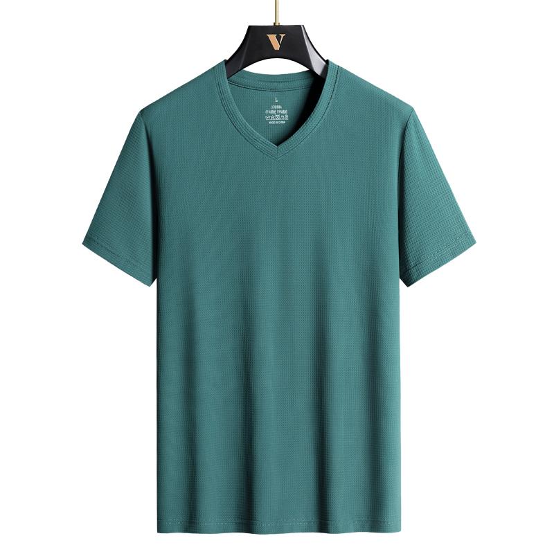 Чоловіча футболка з V-подібним вирізом, L-6xl, 7xl, 8xl, 9xl, шовкова шовкова футболка з коротким рукавом, еластична чоловіча повсякденна футболка високої якості, нейлонові футболки XXXL зелений
Чоловіча футболка з V-подібним вирізом, L-6xl, 7xl, 8xl, 9xl, шовкова шовкова футболка з коротким рукавом, еластична чоловіча повсякденна футболка високої якості, нейлонові футболки XXXL зелений